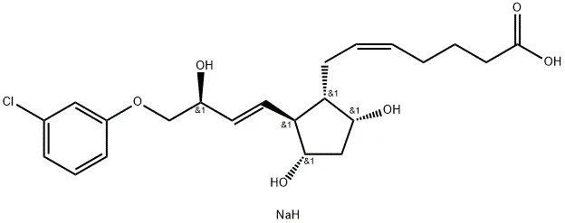 Cloprostenol Sodium structural formula Cloprostenol Sodium structural formula